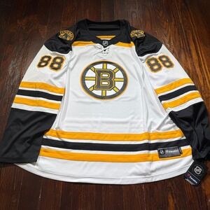 Fanatics Boston Bruins David Pastrnak 88 Breakaway Away Jersey Mens 5XL NWT